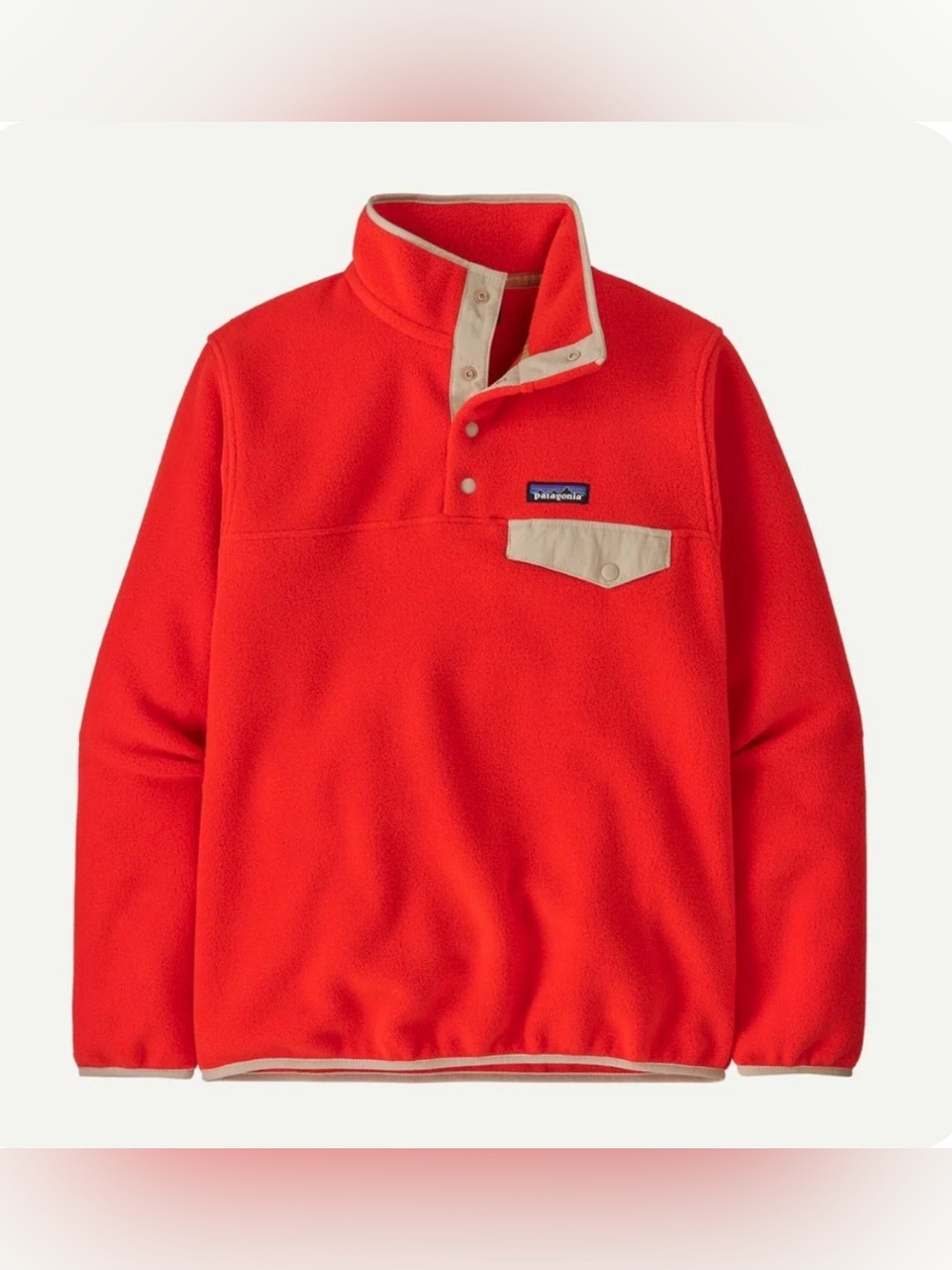 Patagonia Women's Lightweight Synchilla® Snap-T® Fleece Pullover - Sizzle Red